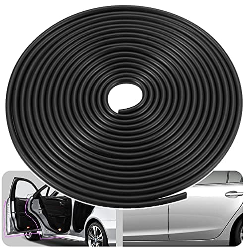 Image of Car Door Edge Protector, 5M Rubber Trim Seal Protector with U Shape Door Edge Guard, Fit for Most Cars (Black, 16.4FT)