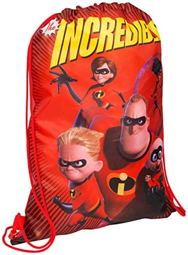Image of Disney Girls Boys The Incredibles 2 Drawstring Gym Bag