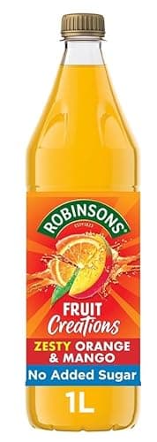 Image of Robinso Squash 1L Variety Pack – Assorted Fruit Flavours, No Added Sugar, Concentrated Cordial Drink (Robinsons Fruit Creations Orange & Mango Squash 1L)