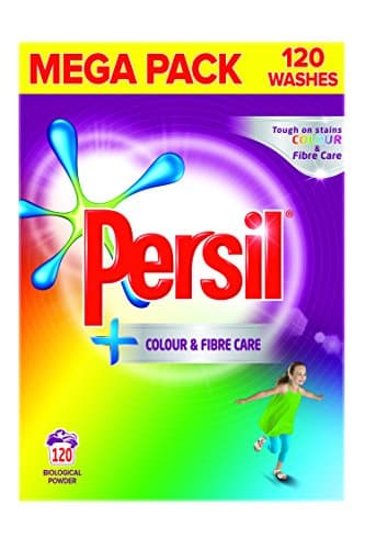 Image of Persil Colour Washing Powder, Clean And Fresh Fragranced Laundry Detergent For Clothes, Large Family Pack (8.4 kg)
