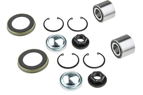 Image of Rear Hub Wheel Bearing Kit Compatible With Ford Fiesta Mk5 Focus Mk1 Fusion (Years 1998-2012) Pair