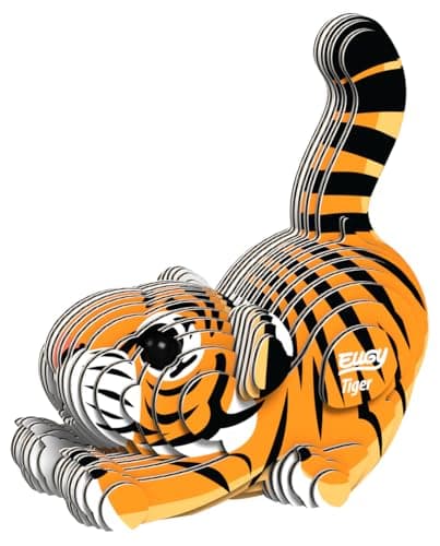 Image of EUGY Eco-Friendly 3D Paper Puzzle (Tiger)