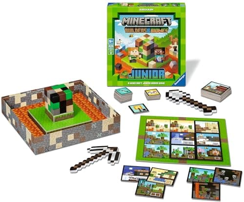 Image of Ravensburger Minecraft: Builders & Biomes Junior 24750 9 [Board Games/Micra] from 5 years+