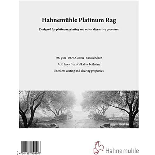 Image of Hahnemühle Platinum Rag 8 x 10 inches 25 sheets for platinum and alternative processes