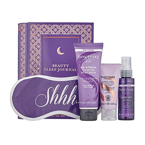 Image of Sanctuary Spa Beauty Sleep Journal Gift Set, Vegan, Wellness Gift for Her, Gift For Women, Womens Gift Sets, Self Care Gift
