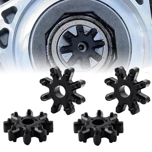 Image of 4PCs Flexible Coupling Steering Coupler,Automotive Replacement Steering Column Coupling 563152K000FFF,Flexible Car Direction Machine Coupler Plastic Rubber Wheel Compatible with Hyundai Sonata Elantra