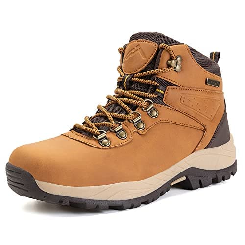 Image of CC-Los Women's Waterproof Hiking Boots - Walking Backpacking Boot for Women Yellow UK Size 6.5