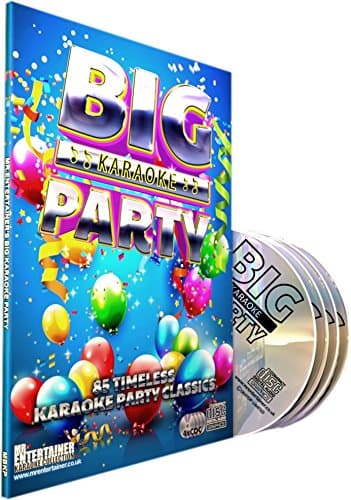 Image of Mr Entertainer Big Karaoke Party 4 x CD+G (CDG) Pack. 85 Songs. Greatest Karaoke Party Hits.