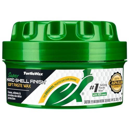 Image of Turtle Wax 50187 Original Car Wax Paste, Hard Shell Shine with Carnauba, Long-Lasting Protection, Easy-On Easy-Off Formula, 397g – For Cars, Trucks & Motorcycles
