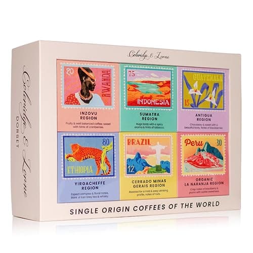 Image of Coleridge & Lorne Single Origin Coffee gift set - 6 ground coffees from around the world