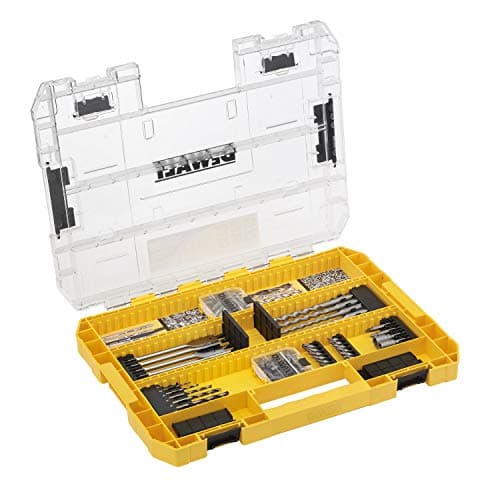 Image of DeWalt DT70762-QZ TOUGHCASE 85-Piece Set - Concrete and Metal Drill Bits and Screwdriver Bits - for SDS-Plus Drill-Driver and Perforator