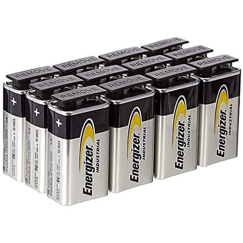 Image of Energizer 9V Industrial/Disposable Battery (Pack of 12)