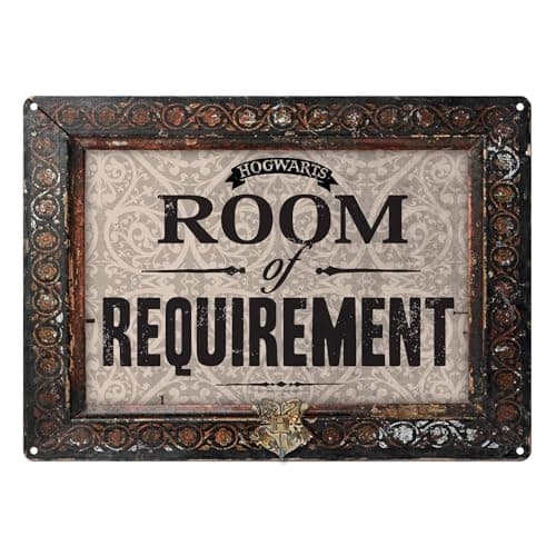 Image of Tin Sign Small - Harry Potter (Room Of Requirement)