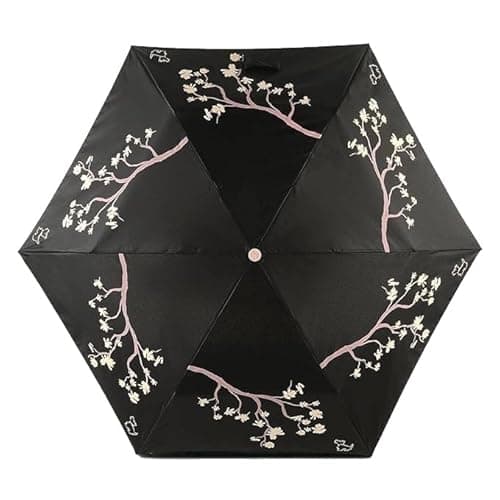 Image of RADLEY London Womens In Bloom Superlite Responsible Foldaway Telescopic Umbrella in Black
