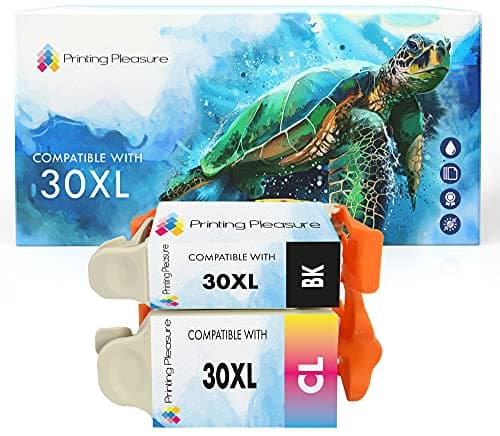 Image of 30XL Ink Cartridges,2 High Capacity Non Oem replacement Compatible for Kodak ESP C100,C110,C115,C300,C310,C315,C330,C360,1.2,3.2,3.2S,Office 2100,2150,2170 AIO,Hero 2.2,3.1,4.2,5.1(1 SETS)