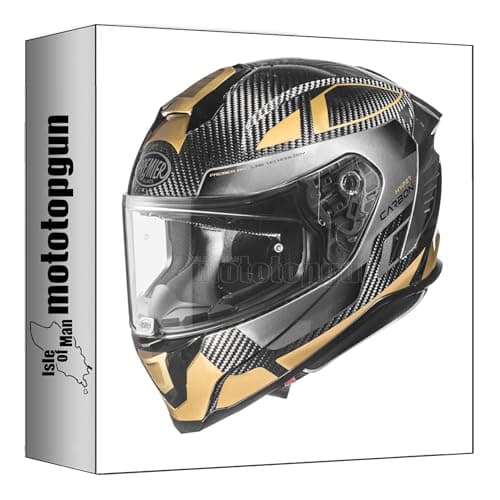 Image of premier motorbike helmet fullface hyper carbon tk 19 sz. s mototopgun