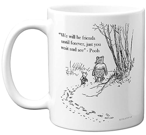 Image of Stuff4 Winnie The Pooh Mug for Men Women - My Favourite Day - Happy Birthday Gift for Mum Dad Sister Brother Daughter Uncle Auntie Nan Grandad Colleague 11oz Ceramic Dishwasher Safe Coffee Mugs Cup
