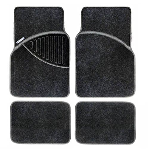 Image of MICHELIN 4 Piece Carpet Mat Set - Black