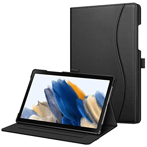 Image of FINTIE Case for Samsung Galaxy Tab A8 10.5 inch 2022 Model (SM-X200/X205) - Multi-Angle Viewing Folio Stand Cover with Pocket, Auto Wake/Sleep, Black