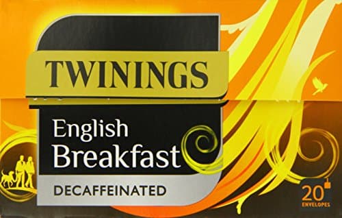 Image of Twinings English Breakfast Decaffeinated Tea Bags, Individually Wrapped Enveloped Tea Bags, 1 Boxes of 20