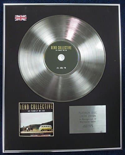 Image of REND COLLECTIVE - Limited Edition CD Platinum Disc - AS FAMILY WE GO