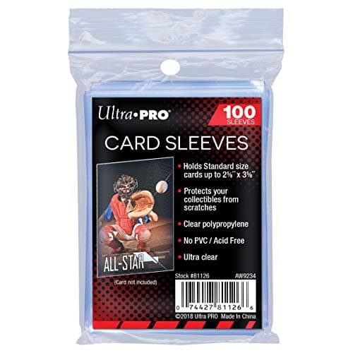 Image of Ultra Pro - AW11739 - Card Protector Sleeves - - Transparent - 100 Piece