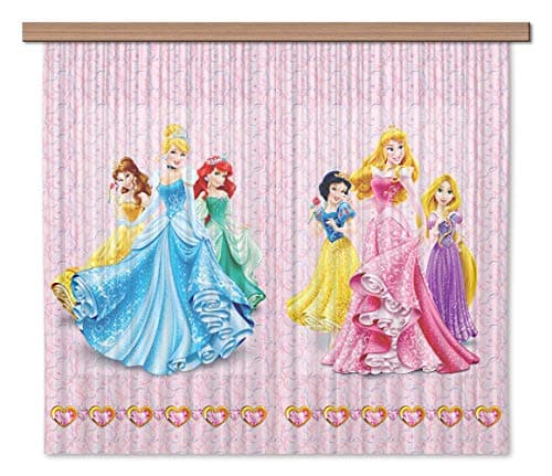 Image of Disney Princess, curtains for a children's room, 180 x 160 cm, FCS XL 4372