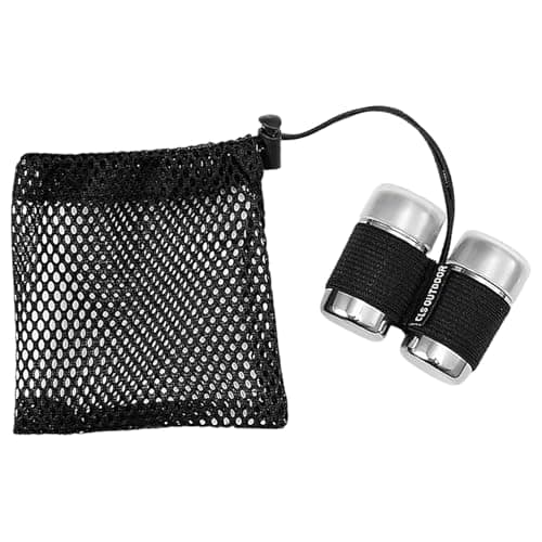 Image of Generic 2 Pack Mini Stainless Steel Salt and Pepper Shakers Set, Leakproof Travel Spice Containers with Clear Lid, Portable Seasoning Dispenser for Camping BBQ Hiking Outdoor Home Kitchen