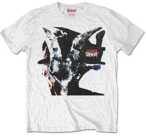 Image of Slipknot Iowa Goat Shadow Official Tee T-Shirt Mens Unisex (XX-Large) White