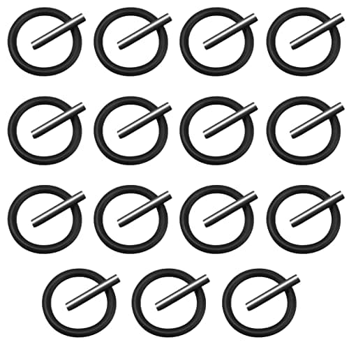 Image of Dacitiery 30 Pcs Replacement Pin and O-Ring,4mm Impact Ring and 3x25mm Socket Pins for 1/2" Impact Socket Scaffolders for Impact Wrench, Pressure Washer (15 Pairs)