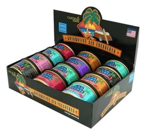 Image of California Scents CCS-12CT MC Car Air Freshener, Assorted Canisters - Quantity 12