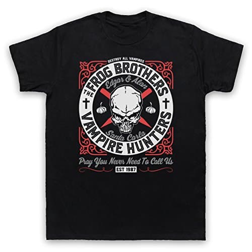 Image of My Icon Art and Clothing Lost Vampire The Frog Brothers Edgar & Alan Boys Vampire Hunters Mens T-Shirt, Black, Large