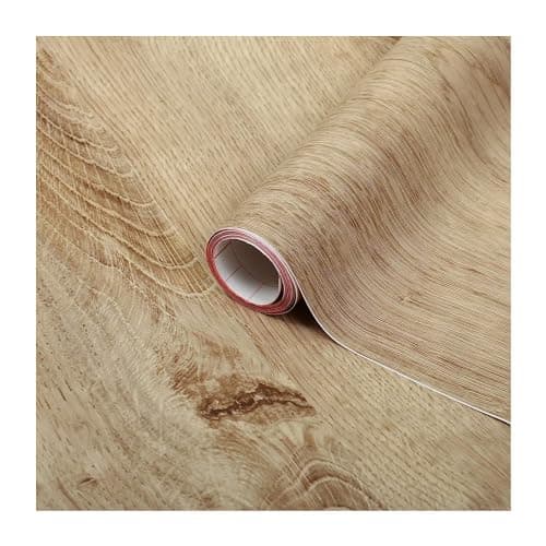 Image of d-c-fix vinyl wrap Ribbeck oak wood effect 90 cm x 2,1 m - sticky back plastic roll for furniture, kitchen & cupboards - contact paper sticker self adhesive film