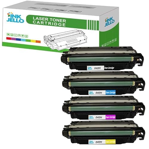 Image of Inkjello 040H Toner Cartridge Replacement for Canon i-SENSYS LBP710Cx LBP712Cx B/C/M/Y (4 Pack)