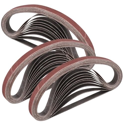 Image of STEBRUAM Sanding Belt 10 x 330 mm,30PCS 180 Grit