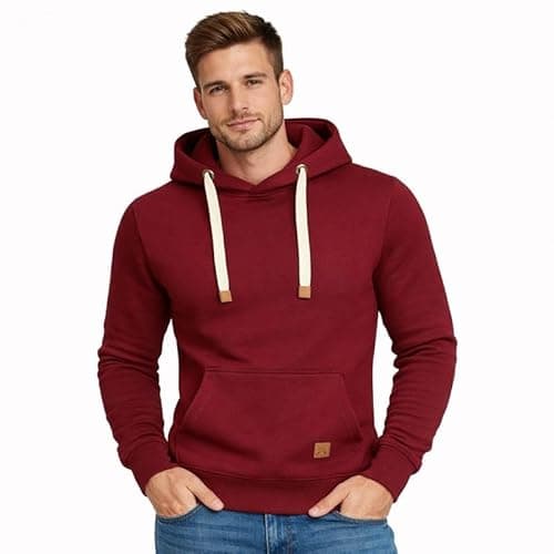 Image of Blu Apparel Mens OH Overhead Pullover Fleece Hoodie OH Hoody Hooded Sweatshirt Grey Black (as8, alpha, l, regular, regular, Port, L)
