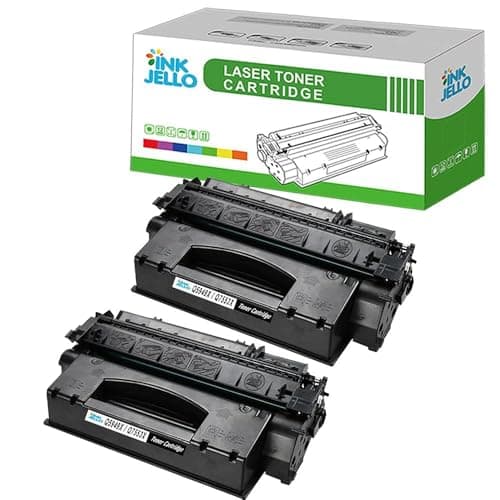 Image of InkJello Compatible Toner Cartridge Replacement for HP LaserJet M2727nf MFP M2727nfs MFP P2014 P2014n P2015 P2015d P2015dn P2015dtn P2015n P2015x Q7553X (Black, 2-Pack)