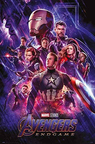 Image of Grupo Erik Poster Marvel The Avengers: Endgame - 36 x 24 inches / 91.5 x 61 cm - Shipped Rolled Up - Cool Posters, Art Poster, Wall Posters & Prints