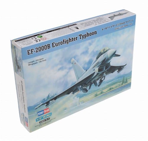 Image of Hobbyboss 80265 "EF-2000B Eurofighter Typhoon Model Kit, 1:72 Scale