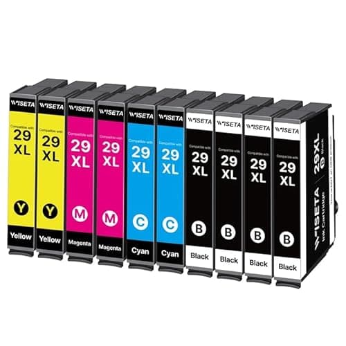 Image of 29XL Ink Cartridge Compatible for Epson 29 XL Ink Cartridges Multipack for Expression Home XP-342 XP-335 XP-235 XP-442 XP-352 XP-247 XP-255 XP-332 XP-345 XP-432 XP-435 Printer (BCMY,10Pack)