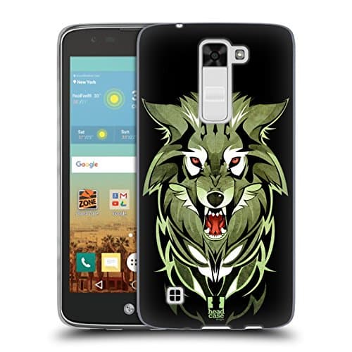 Image of Head Case Designs Wolf My Spirit Animal Soft Gel Case for LG K7 K330 / Tribute 5