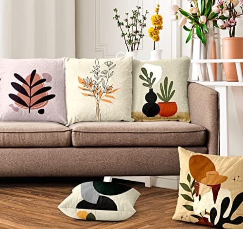 Image of Ultimate Trends Polyester Digital Modern Printed Cushion Cover 12x12 Set of 5, Multi Color(UTCC-New-03_12)