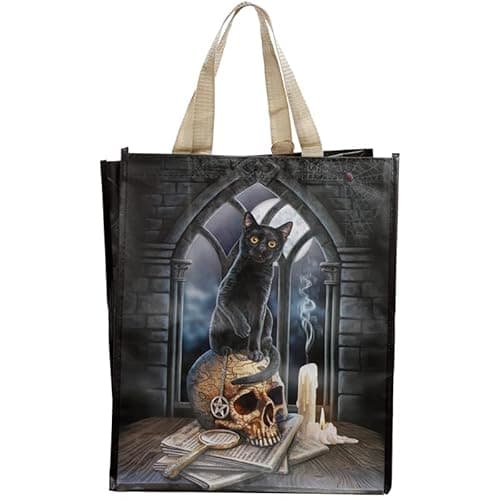 Image of HoitoDeals Reusable Shopping Bag Lisa Parker Spirits of Salem Cat For Grocery, Shop, Outdoor, Travel Bag etc. (1Pcs)