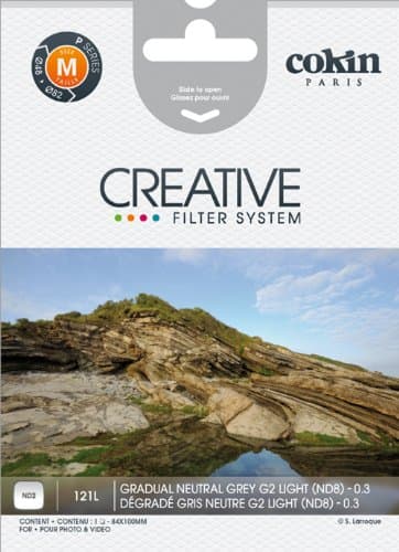 Image of Cokin P121L Grad Grey G2 LT (ND2) Square Filter