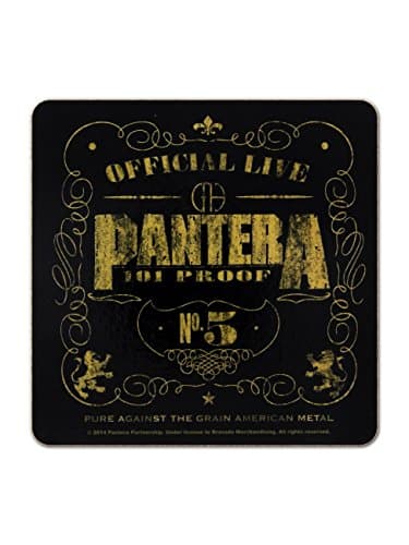 Image of Pantera Single Cork Coaster: Proof
