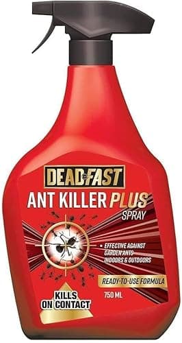 Image of Ant Killer Plus Spray 750ml | Fast Acting Ant Spray for Home & Kitchen | Long Lasting Crawling Insect Killer | Indoor & Outdoor Pest Control Spray | Ready to Use Formula