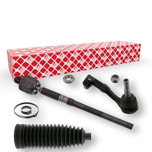 Image of febi bilstein 40516 Tie Rod with end fitting and lock nut, pack of one