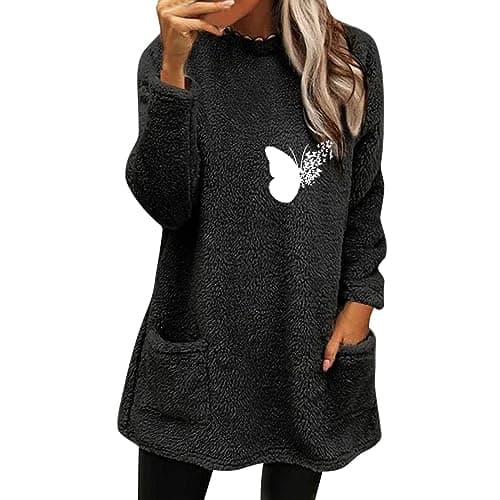 Image of bohemian clothes, pink top women, ladies hoodies size 18, womens fleece jackets full zip, crop jumper, hoodie, cream jacket, white cardigan women, green hoodie women, women's fashion, women sweatshi 3