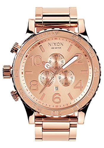 Image of NIXON 51-30 Chrono A083 - All Gunmetal - 300m Water Resistant Men's Analog Fashion Watch (51mm Watch Face, 25mm Stainless Steel Band)