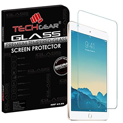 Image of TECHGEAR Screen Protector for iPad Mini 3, Mini 2 & Mini - GLASS Edition Genuine Tempered Glass Screen Protector Guard Cover Compatible with Apple iPad Mini 3, Mini 2 & Mini